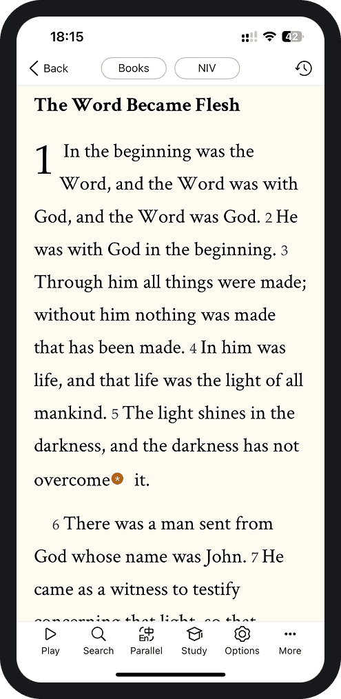 App Screenshot scripture